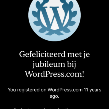 11 jaar bezig met bloggen